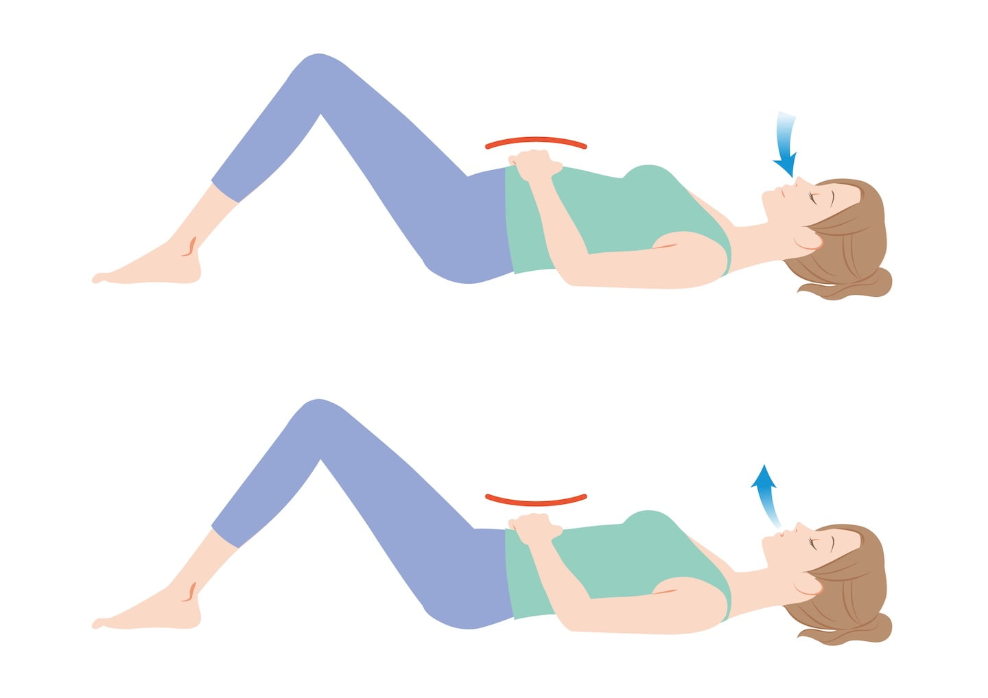 身体の軸を整える呼吸法とインナーマッスルの強化